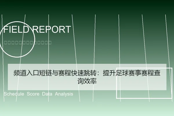 频道入口短链与赛程快速跳转：提升足球赛事赛程查询效率